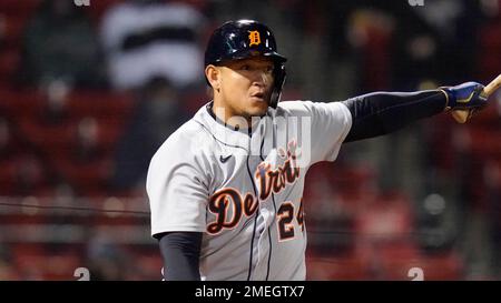 Miguel Cabrera #24 first baseman for the Detroit Tigers of Major League  Baseball MLB, Triple Crown Winner, nicknamed Miggy, is a Venezuelan  professi Stock Photo - Alamy