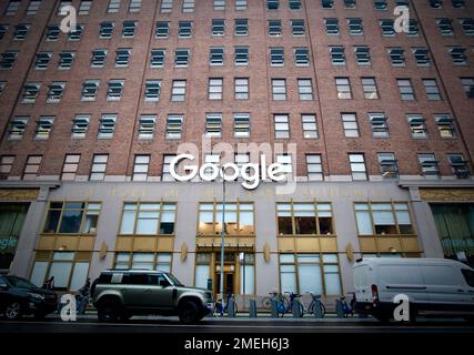 Google offices in New York Stock Photo