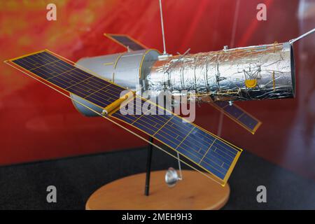 The Hubble Space Telescope - Small Scale Model. Stock Photo