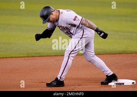 Los Angeles Dodgers catcher Will Smith (16) in the first inning during a  baseball game against the Arizona Diamondbacks, Saturday, June 19, 2021, in  Phoenix. (AP Photo/Rick Scuteri Stock Photo - Alamy