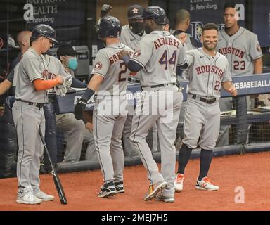 Thank you, La Piña 🍍 Yordan Alvarez, Jose Altuve, and Alex Bregman were  among the group of Astros who delivered a long-awaited piece of…