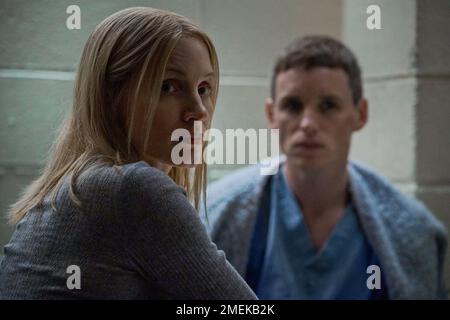 The Good Nurse  Eddie Redmayne & Jessica Chastain Stock Photo