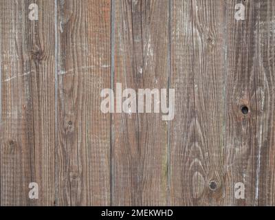 Old weathered wooden wall background Stock Photo