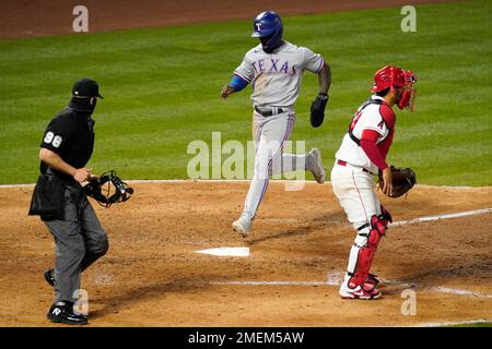 Texas Rangers' Josh Jung bats during the fifth inning of a baseball game  Friday, Sept. 9, 2022, in Arlington, Texas. (AP Photo/Michael Ainsworth  Stock Photo - Alamy