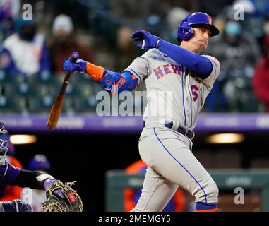 New York Mets second baseman JEFF MCNEIL (1) batting in the top of the  fourth inning during the MLB game between the New York Mets and the Houston  Ast Stock Photo - Alamy