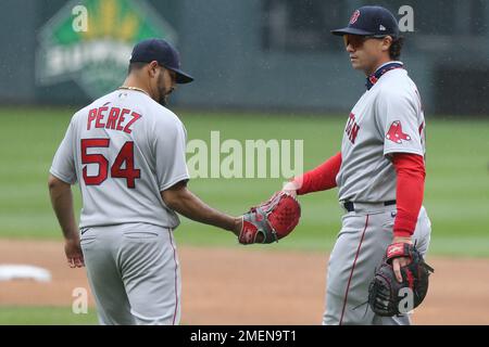 St. Petersburg, FL. USA; Boston Red Sox first baseman Bobby Dalbec (29)  during pregame warmups prior to a major league baseball game against the  Tamp Stock Photo - Alamy