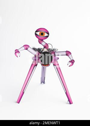 Alien robot Stock Photo