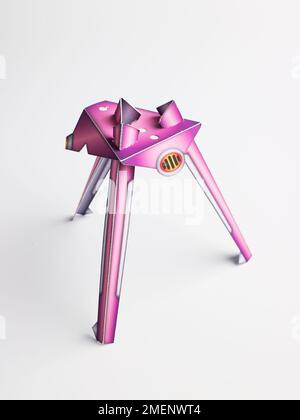 Part of alien robot Stock Photo