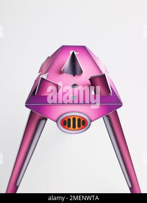 Part of alien robot Stock Photo