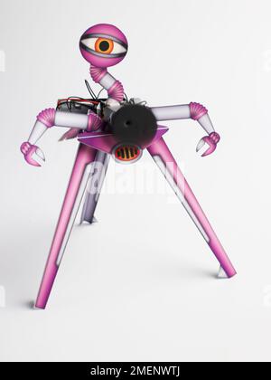Alien robot Stock Photo