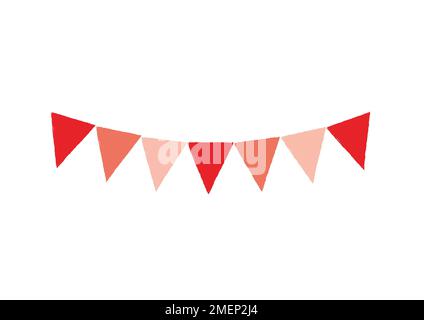 bunting red Stock Photo