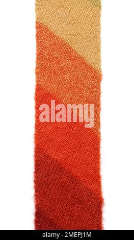 Striped mohair scarf Stock Photo