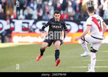 Andre Martin (Sociedad), JANUARY 21, 2023 - Football / Soccer : Spanish 'La Liga Santander' match between Rayo Vallecano 0-2 Real Sociedad at the Estadio de Vallecas in Madrid, Spain. (Photo by Mutsu Kawamori/AFLO) Stock Photo