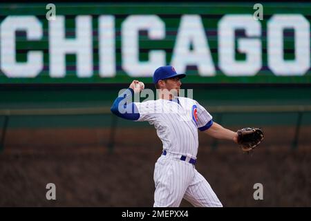 Pirates second baseman Adam Frazier steals second base as Cubs second  baseman Eric Sogard smothers the throw in the first inning on May 8, 2021,  at Wrigley Field. (Photo by John J.