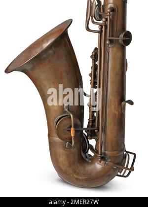 e flat alto saxophone, made by Adolphe Sax, Paris, France, circa 1859 Stock Photo