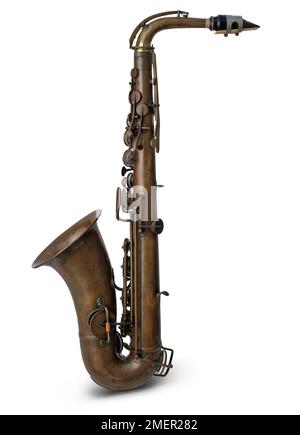 e flat alto saxophone, made by Adolphe Sax, Paris, France, 1859 Stock Photo