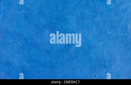 Blue textured paper background Stock Photo