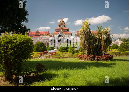 Myanmar, Western Burma, Bagan, Archaeological Museum Stock Photo