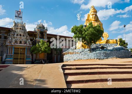 Koneswaram Kovil dedicated to Lord Shiva inside Fort Fredrick, Trincomalee, Eastern Province, Sri Lanka Stock Photo