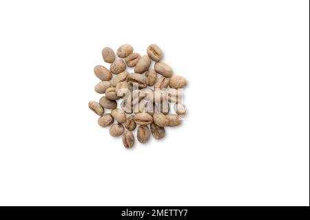 Papa New Guinea, Washed Mundo Novo Peaberry coffee beans Stock Photo