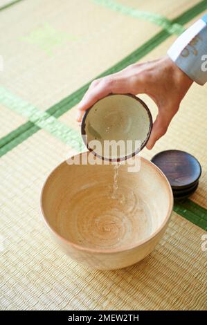 The Tea Book, Korean Tea Ceromony Stock Photo