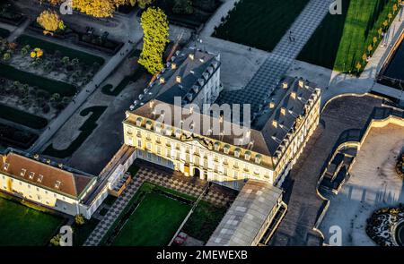 Augustusburg Palace with Palace Park, Baroque, architects Johann Conrad Schlaun, Francois de Cuvillies and Balthasar Neumann, UNESCO World Heritage Stock Photo