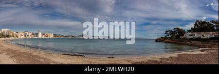 Playa del Albir en Alfaz del Pi, Costa Blanca, España Stock Photo