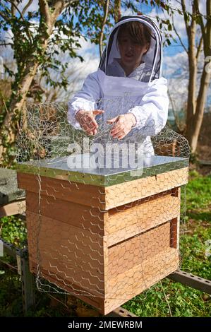 Winter storage Stock Photo