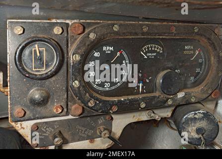 Centurion Mk 13, Instrument panel Stock Photo