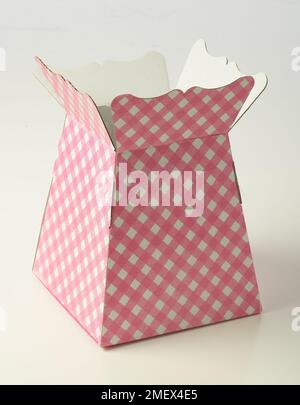 Cardboard vase Stock Photo