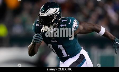 Philadelphia Eagles' A.J. Brown in action during an NFL football game,  Sunday, Nov. 27, 2022, in Philadelphia. (AP Photo/Matt Rourke Stock Photo -  Alamy