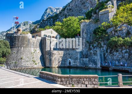 Gurdić Bastion and Gurdić Gate, the fortified south entrance to the old ...