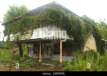 Abandoned business in Georgia, USA Stock Photo