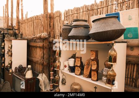 Al Seef Heritage Souq in Dubai Stock Photo