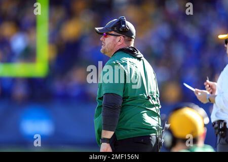 North Dakota State Bisons head coach Matt Entz during the first quarter of the 2023 NCAA Division I FCS National Championship Game at Toyota Stadium o Stock Photo