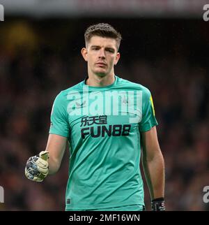 03 Jan 2023 - Arsenal v Newcastle United - Premier League - Emirates Stadium  Newcastle United's Nick Pope during the Premier League match against Arsenal. Picture : Mark Pain / Alamy Live News Stock Photo