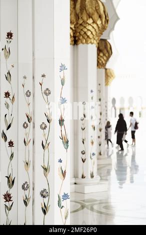 Sheikh Zayed Grand Mosque Stock Photo