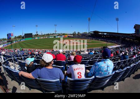 Clearwater's Spectrum Field out. BayCare Ballpark in.