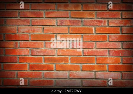 real red brick background; old wall texture ready for your design Stock Photo