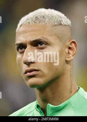 LUSAIL CITY - Richarlison of Brazil during the FIFA World Cup Qatar 2022 group G match between Brazil and Serbia at Lusail Stadium on November 24, 2022 in Lusail City, Qatar. AP | Dutch Height | MAURICE OF STONE Stock Photo