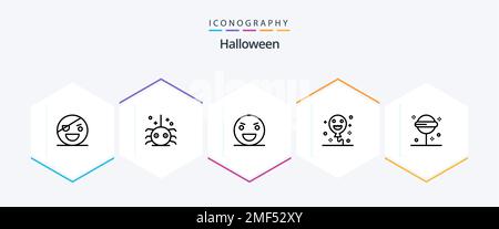 Halloween 25 FilledLine icon pack including holiday. easter. halloween.  cross. magic Stock Vector Image & Art - Alamy