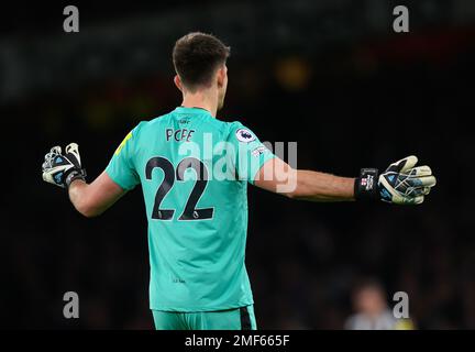 03 Jan 2023 - Arsenal v Newcastle United - Premier League - Emirates Stadium  Newcastle United's Nick Pope during the Premier League match against Arsenal. Picture : Mark Pain / Alamy Live News Stock Photo