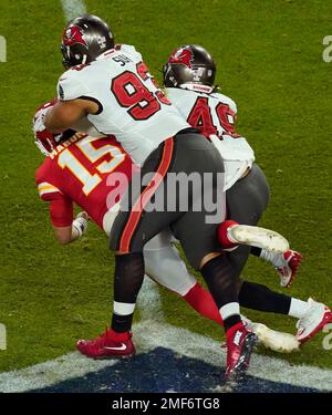 Tampa Bay Buccaneers linebacker Cam Gill (49) runs onto the field during a  NFL football game against the Buffalo Bills, Sunday, Dec.12, 2021 in Tampa,  Fla. (AP Photo/Alex Menendez Stock Photo - Alamy