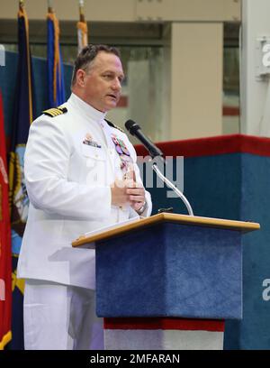 Netc Command Poster PENSACOLA, Fla. (Aug. 18, 2022) Rear Adm. Pete Garvin, commander, Naval ...