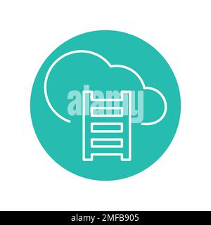 Opportunities line icon. Business crowdfunding and Finance management pictogram. Affiliate Agreement vector design. Stock Vector