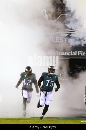 Philadelphia Eagles' K'Von Wallace (42) during the first half of an NFL  football game against the Arizona Cardinals, Sunday, Oct. 9, 2022, in  Glendale, Ariz. (AP Photo/Darryl Webb Stock Photo - Alamy