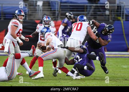 BALTIMORE, MD - AUGUST 27: Baltimore Ravens defensive tackle Justin  Madubuike (92) during the NFL preseason football game between the  Washington Commanders and Baltimore Ravens on August 27, 2022 at M&T Bank