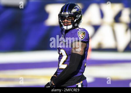 Baltimore Ravens defensive back DeShon Elliott (32) during an NFL football  game against the Las Vegas Raiders, Monday, Sept. 13, 2021, in Las Vegas.  (AP Photo/Rick Scuteri Stock Photo - Alamy