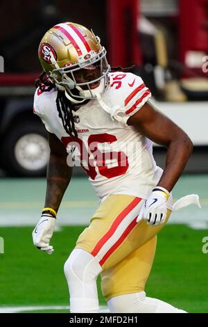 San Francisco 49ers linebacker Marcell Harris (36) against the Seattle  Seahawks during an NFL football game in Santa Clara, Calif., Sunday, Oct.  3, 2021. (AP Photo/Tony Avelar Stock Photo - Alamy