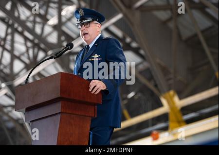 U.s. Air Force Gen. Mike Minihan, Air Mobility Command Commander, Flies 